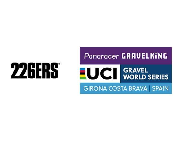 Cycling event logo at the Sea Otter Europe European bicycle festival in Girona: 226ERS UCI Gravel World Series